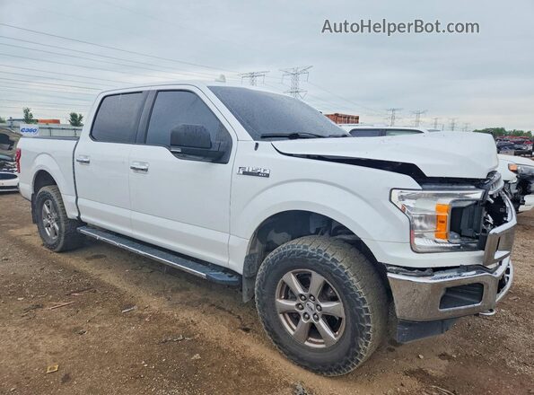 1FTEW1EG9JFD41802 2018 FORD F150 White Передня права чверть