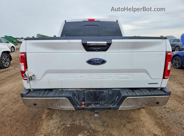 1FTEW1EG9JFD41802 2018 FORD F150 White Вид ззаду