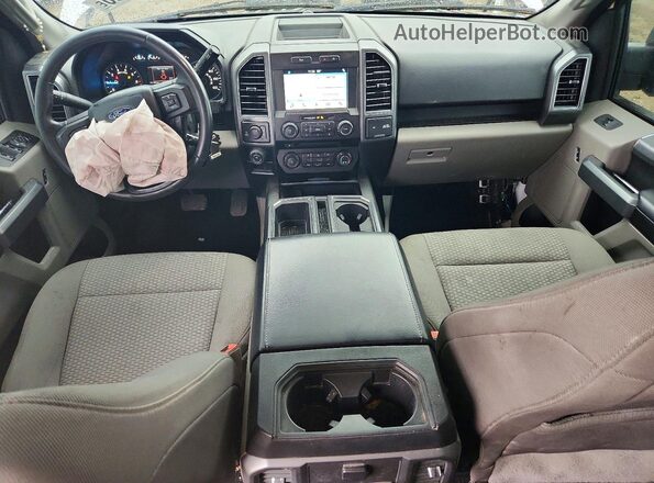 1FTEW1EG9JFD41802 2018 FORD F150 White Вид панелі приладів