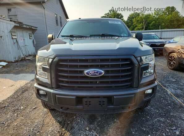 1FTEW1EGXGFA09537 2016 FORD F150 Gray Вид спереду