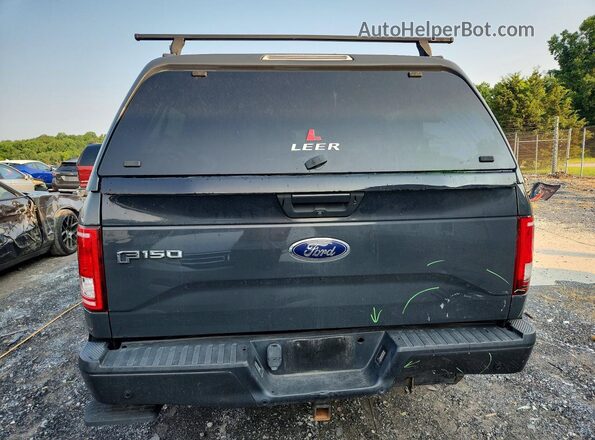 1FTEW1EGXGFA09537 2016 FORD F150 Gray Вид ззаду