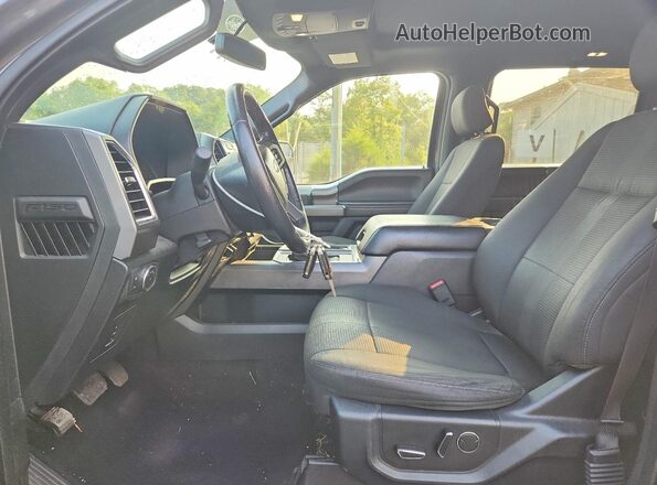 1FTEW1EGXGFA09537 2016 FORD F150 Gray Вид салону спереду