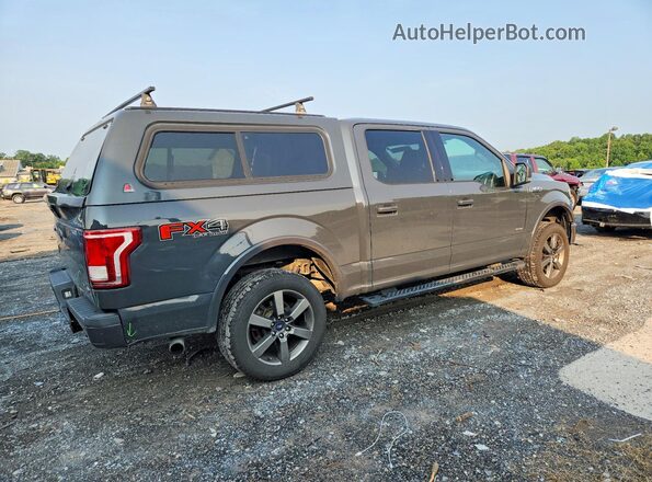1FTEW1EGXGFA09537 2016 FORD F150 Gray Задня права чверть