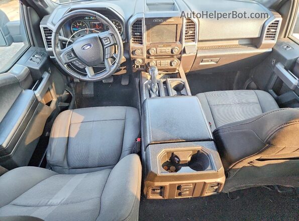 1FTEW1EGXGFA09537 2016 FORD F150 Gray Вид панелі приладів