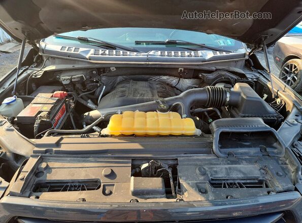 1FTEW1EGXGFA09537 2016 FORD F150 Gray Вид задньої частини салону