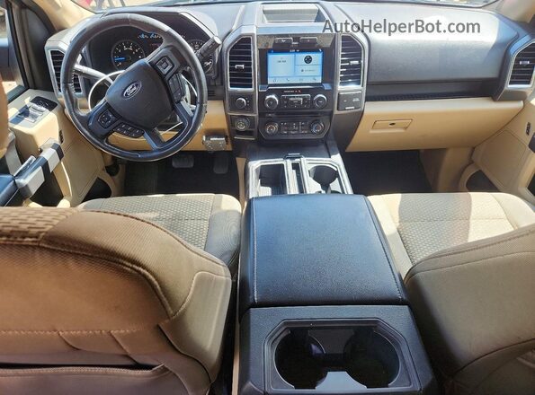 1FTEW1EGXGFB31072 2016 FORD F150 Red Dashboard view