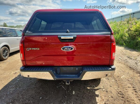 1FTEW1EGXGFB31072 2016 FORD F150 Red Rear view