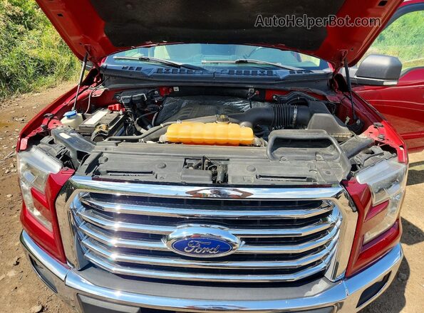1FTEW1EGXGFB31072 2016 FORD F150 Red Rear interior view