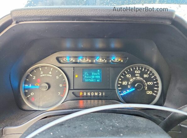 1FTEW1EGXGFC19331 2016 FORD F150 Black Vista del cuadro de instrumentos