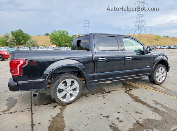 1FTEW1EGXGFD55314 2016 FORD F150 Черный Задняя правая четверть
