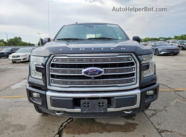 1FTEW1EGXGFD55314 2016 FORD F150 Черный Вид спереди