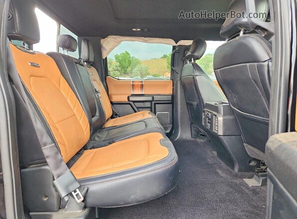 1FTEW1EGXGFD55314 2016 FORD F150 Черный Вид задних сидений