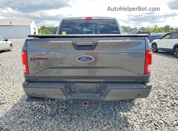 1FTEW1EGXHFB20011 2017 FORD F150 Charcoal Rear view