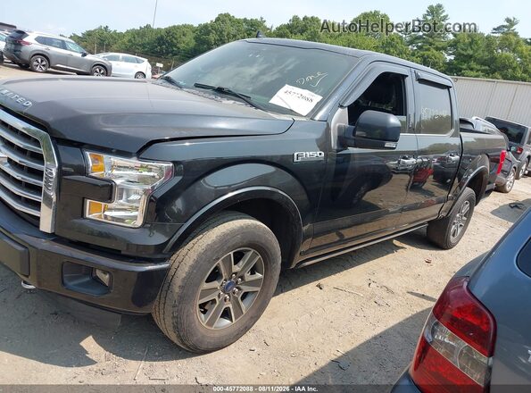 1FTEW1EGXJFA85394 2018 FORD F150 Black Передня ліва чверть