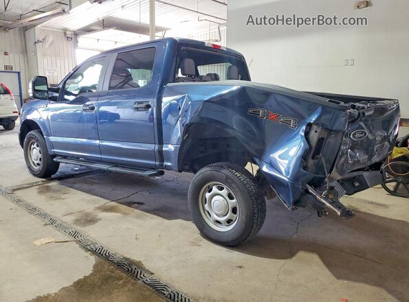 1FTEW1EGXJFD05049 2018 FORD F150 Blue Rear left