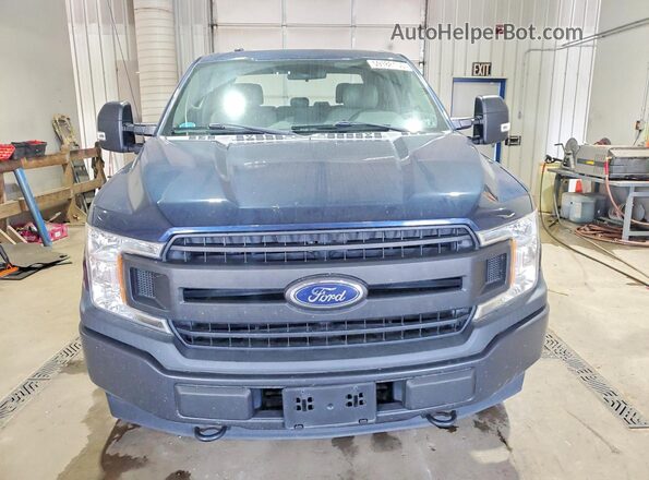 1FTEW1EGXJFD05049 2018 FORD F150 Blue Front view