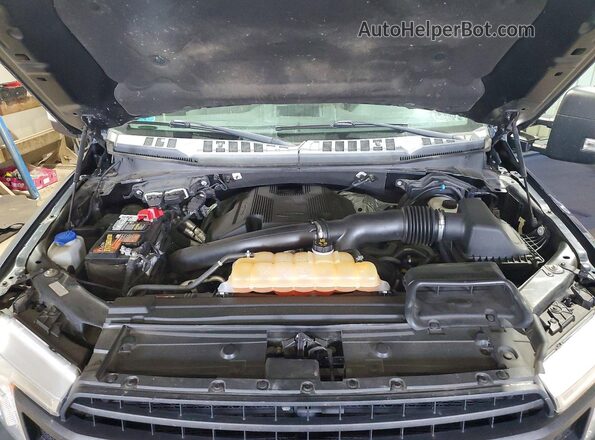 1FTEW1EGXJFD05049 2018 FORD F150 Blue Rear interior view