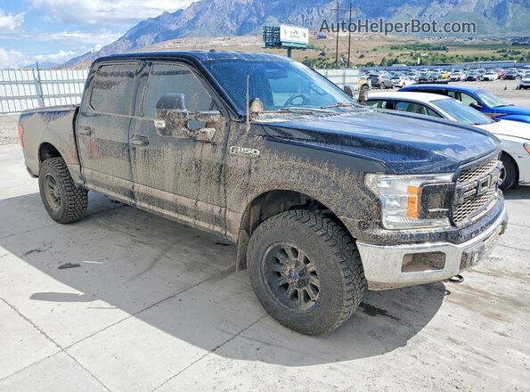 1FTEW1EGXJFD05293 2018 FORD F150 Black Delantero derecho