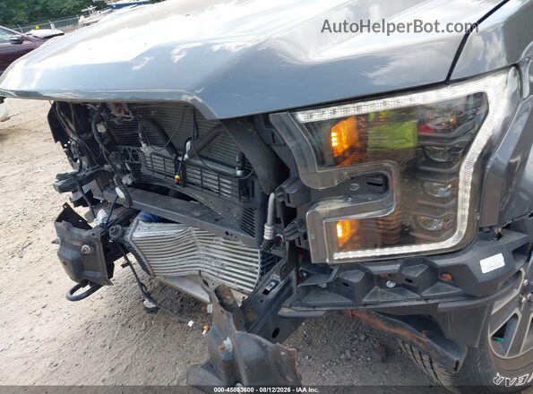 1FTEW1EP0GFB39634 2016 FORD F150 Gray Вид спереду