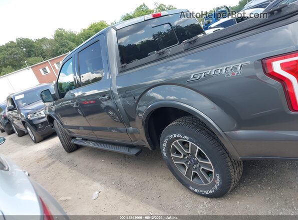 1FTEW1EP0GFB39634 2016 FORD F150 Gray Панорамний вид салону 360°