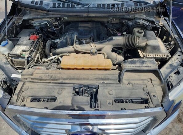 1FTEW1EP0GKD22376 2016 FORD F150 Синий Вид задней части салона