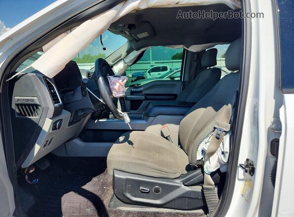 1FTEW1EP0GKD76499 2016 FORD F150 White Widok wnętrza z przodu