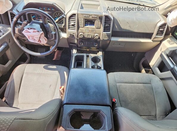 1FTEW1EP0GKD76499 2016 FORD F150 White Widok deski rozdzielczej