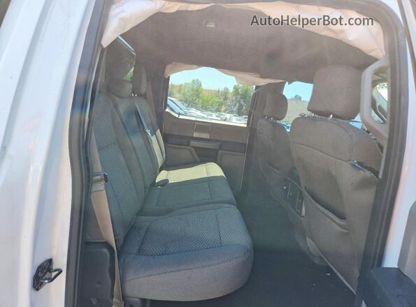 1FTEW1EP0GKD76499 2016 FORD F150 White Widok tylnych siedzeń