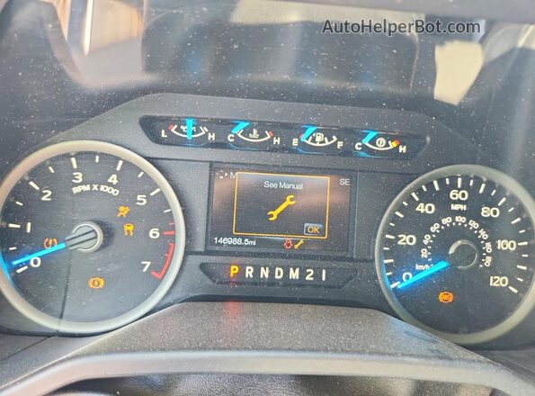 1FTEW1EP0GKD76499 2016 FORD F150 White Widok zestawu wskaźników