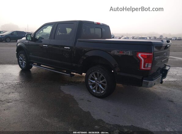 1FTEW1EP0HKC43467 2017 FORD F150 Черный Задняя левая четверть