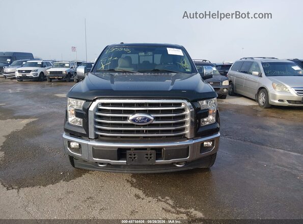 1FTEW1EP0HKC43467 2017 FORD F150 Черный Вид щитка приборов