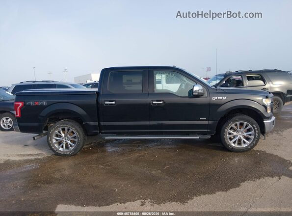 1FTEW1EP0HKC43467 2017 FORD F150 Черный Вид задней части салона