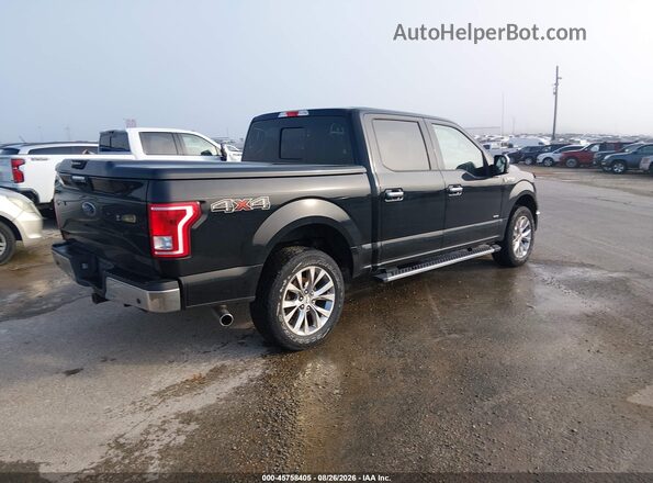 1FTEW1EP0HKC43467 2017 FORD F150 Черный Задняя правая четверть