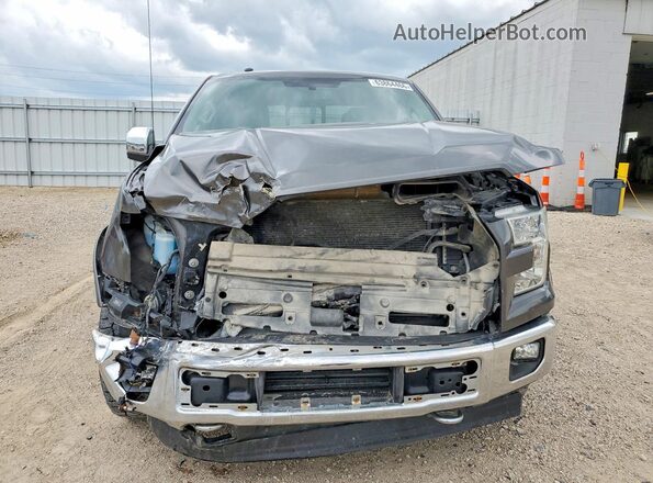 1FTEW1EP0HKC69650 2017 FORD F150 Gray წინა ხედი