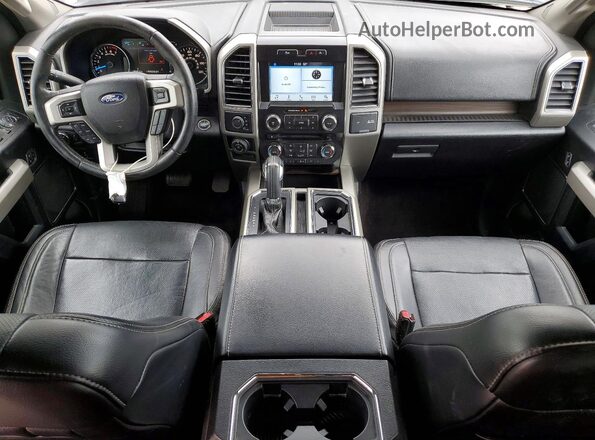 1FTEW1EP0HKC69650 2017 FORD F150 Gray წინა პანელის ხედი