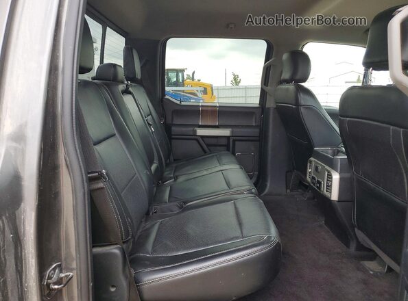 1FTEW1EP0HKC69650 2017 FORD F150 Gray უკანა სავარძლების ხედი
