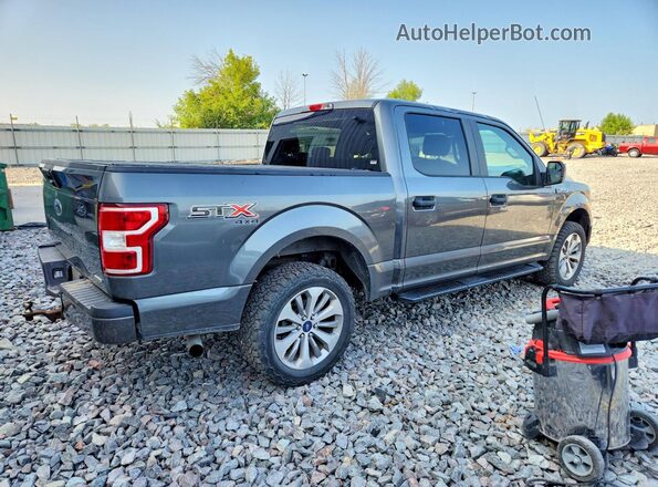 1FTEW1EP0JFD11023 2018 FORD F150 Gray Задня права чверть