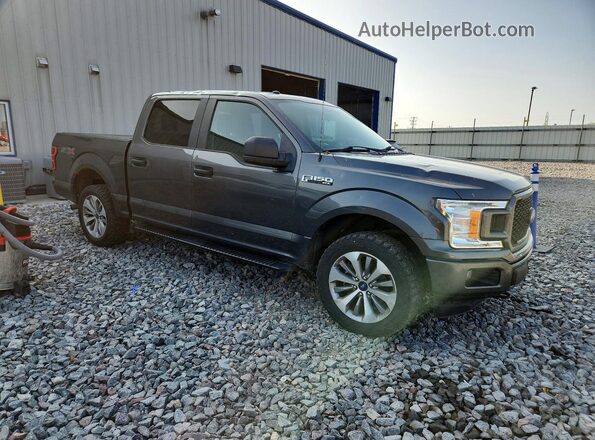 1FTEW1EP0JFD11023 2018 FORD F150 Gray Передня права чверть