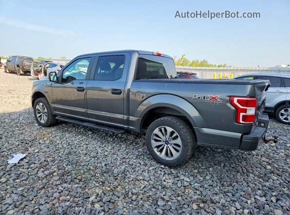 1FTEW1EP0JFD11023 2018 FORD F150 Gray Задня ліва чверть