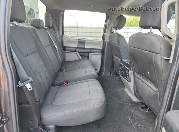 1FTEW1EP0JFD11023 2018 FORD F150 Gray Вид задніх сидінь