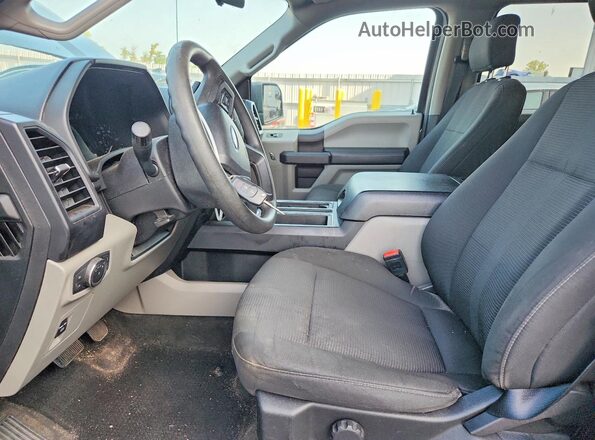 1FTEW1EP0JFD11023 2018 FORD F150 Gray Вид салону спереду