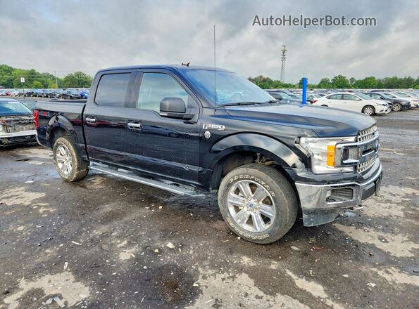 1FTEW1EP0KFB15696 2019 FORD F150 Черный Передняя правая четверть