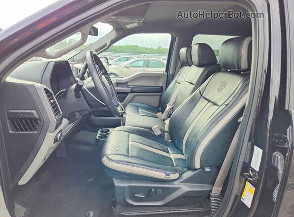 1FTEW1EP0KFB15696 2019 FORD F150 Черный Вид салона спереди