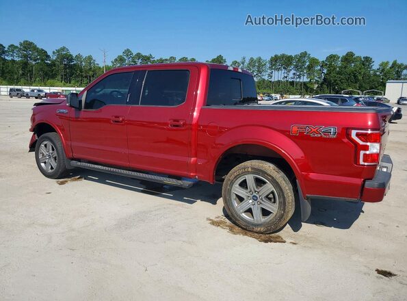 1FTEW1EP0KFB32756 2019 FORD F150 Red Հետևի ձախ