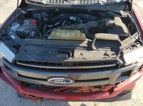 1FTEW1EP0KFB32756 2019 FORD F150 Red Սալոնի հետևի տեսք