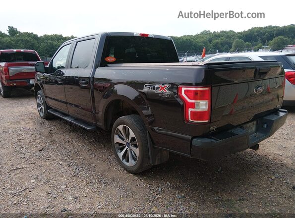 1FTEW1EP0KFB66714 2019 FORD F150 Maroon Trasero izquierdo
