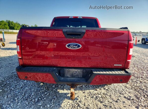 1FTEW1EP0KFC55344 2019 FORD F150 Red Widok z tyłu