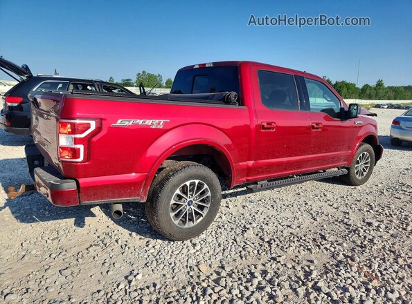 1FTEW1EP0KFC55344 2019 FORD F150 Red Tył prawy