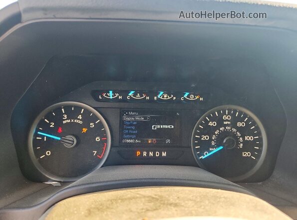1FTEW1EP0KFC55344 2019 FORD F150 Red Widok zestawu wskaźników