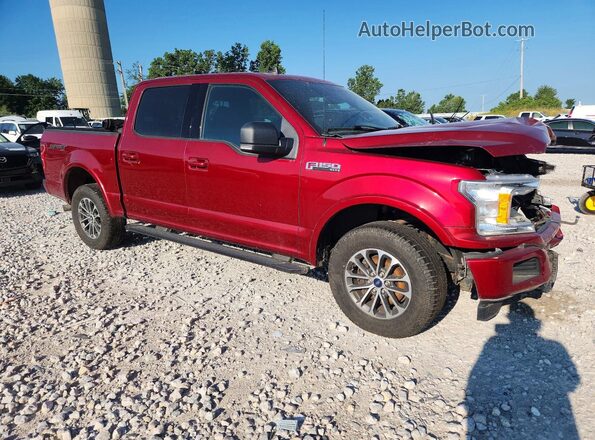 1FTEW1EP0KFC55344 2019 FORD F150 Red Przód prawy
